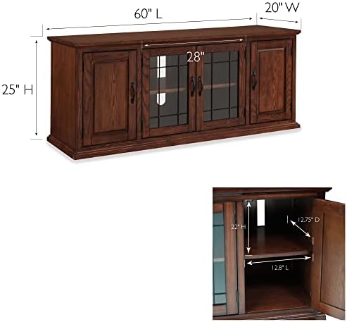 Leick Home TV Stand, Burnished Oak - Image 3