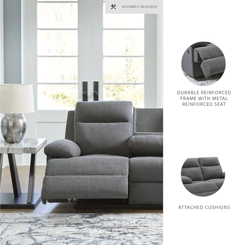 Signature Design by Ashley Reclining Sofa, Yarrow Lane - Image 4