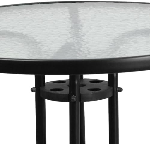 Flash Furniture 31.5 in Metal Round Table - Image 5