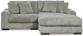 Signature Design by Ashley 99in Corduroy Sectional Sofa by Unknown