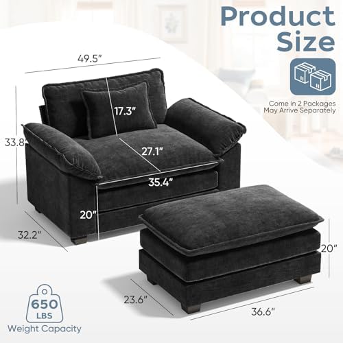 CDCASA 50'' Oversized Chair - Image 2