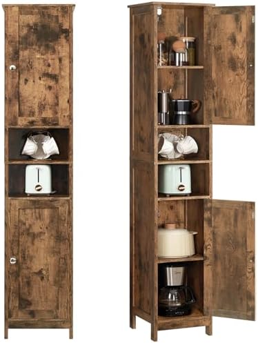 TEENFON 67" Tall Bathroom Cabinet by TEENFON
