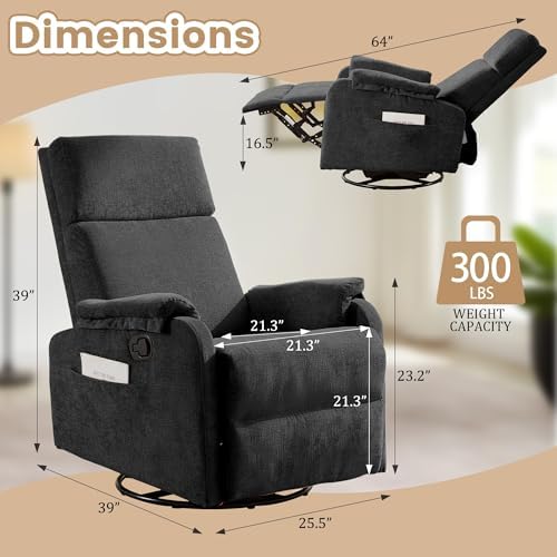 Korser Swivel Rocking Recliner - Image 2