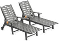 Ciokea Lounge Chair Outdoor Set of 2, 5-Position Adjustable Patio Lounge Chairs by CIOKEA
