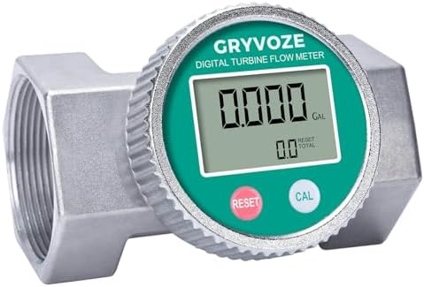 Waterproof 2 Inch Water Flow Meter by GRYVOZE