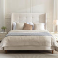 Upholstered Queen Bed Frame by OFLILAK