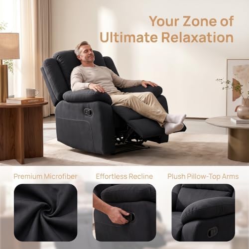 NicBex Manual Single Lounge Recliner Chair - Image 3