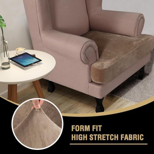 H.VERSAILTEX Stretch Velvet T Cushion Chair Covers - Image 6