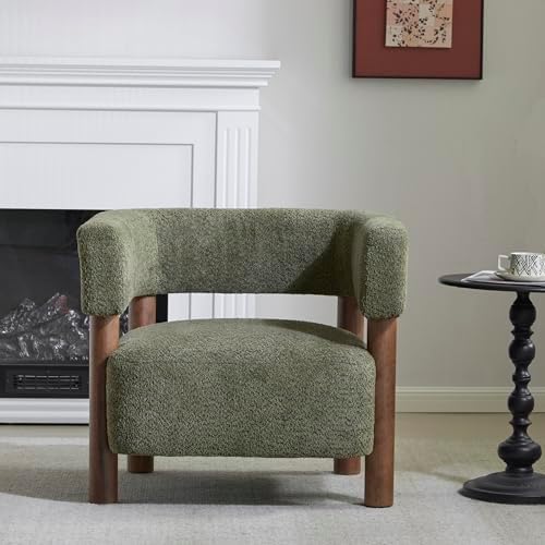Christopher Knight Home Carly Low Profile Accent Chair, Round Backrest Side by ChristopherKnightHome