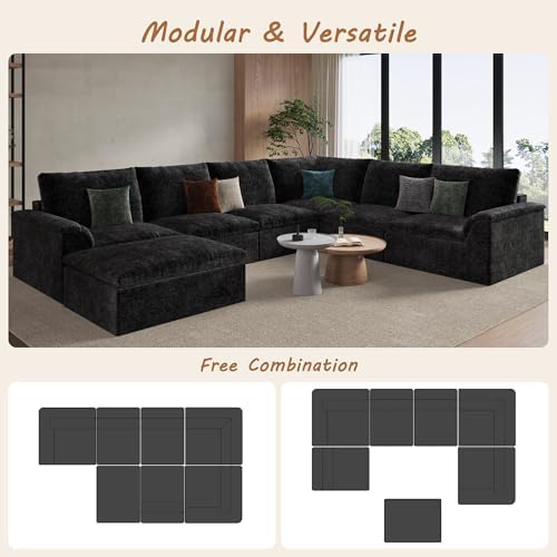 EASE MOOSE Boneless Couches, Cloud Couch Sectional - Image 5