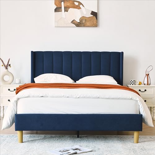 YUHUASHI Full Bed Frame，Platform Bed - Image 3