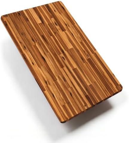 FLEXISPOT Acacia Solid Wood 72"x30" Butcher Block Desktop by Unknown