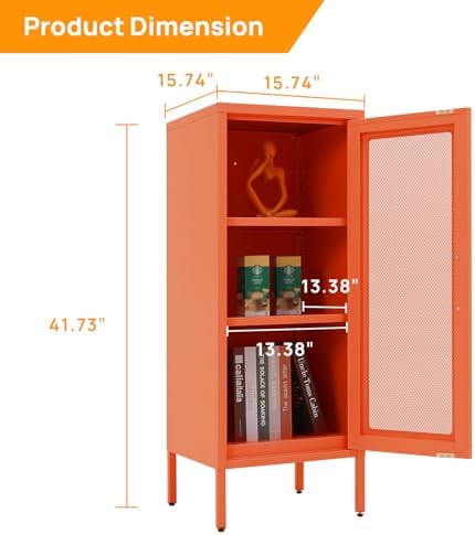 ALBAD Slim Metal Storage Cabinet - Image 3