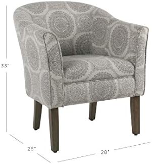 HomePop Barrel Accent Chair - Image 2