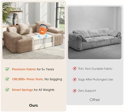 84" Modular Loveseat Couch - Image 5