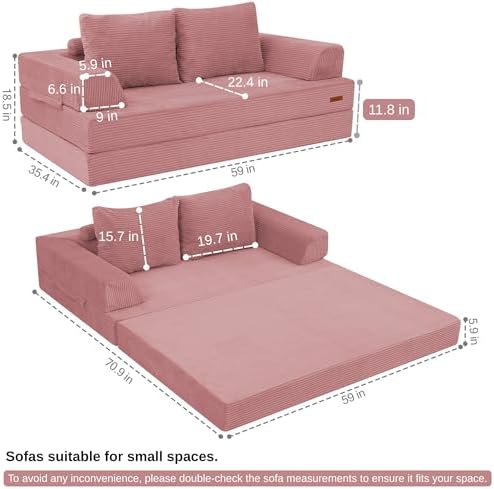 COMAX Convertible Futon Sofa Bed - Image 2