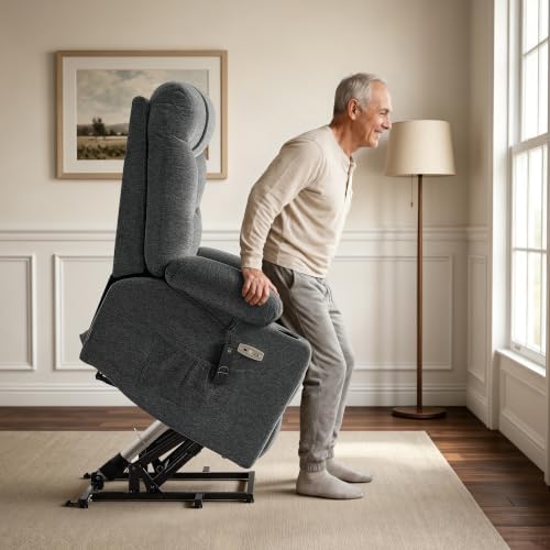 MCombo Power Lift Recliner for Elderly, Fabric 7283 - Image 2