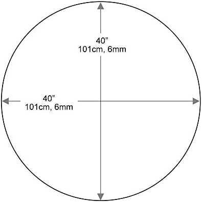 Dulles Glass 40 inch Round Glass Table Top - Image 3
