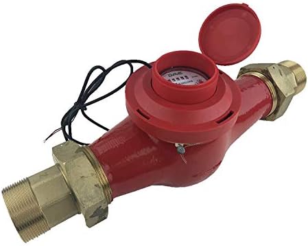 DAE MJn-200R 2" Hot Water Meter, Pulse Output + Couplings by DAEControls