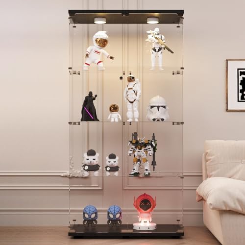 LFT HUIMEI2Y 4-Tier Glass Display Cabinet by LFTHUIMEI2Y