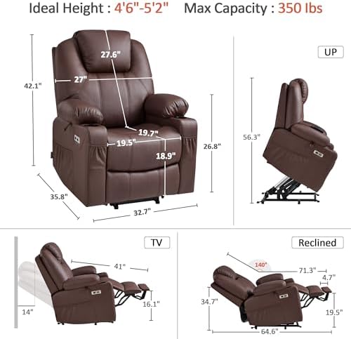 MCombo Small Power Lift Recliner Chair - Image 3
