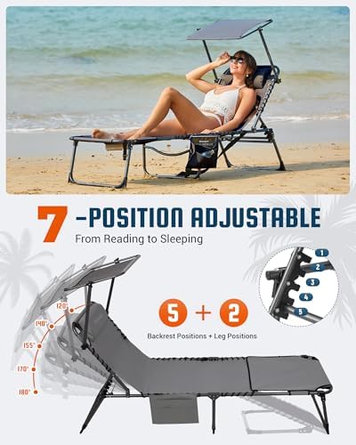 KingCamp 400LBS Lounge Chair - Image 6