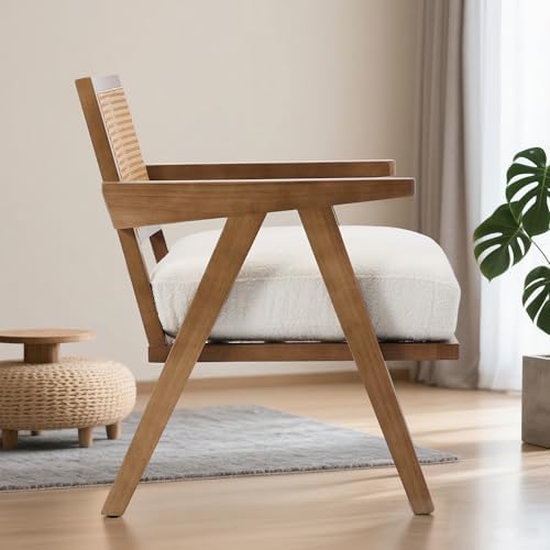 GarveeHome Mid-Century Farmhouse Accent Chair - Image 7