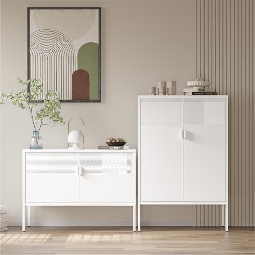 COFaR White Metal Storage Cabinet - Image 3