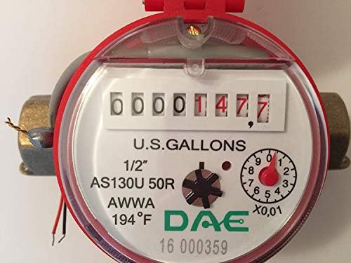 DAE AS130U-50RP 1/2" Hot Water Meter - Image 4