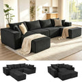 135.4" Modular Boneless Couch, Sectional Couches by Weture