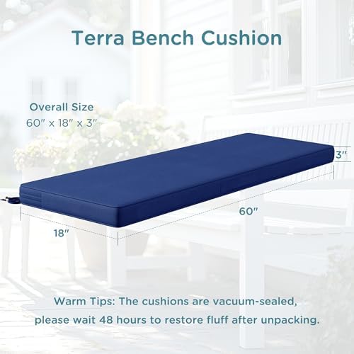 Codi Outdoor Bench Cushion for Patio Furniture - Image 2
