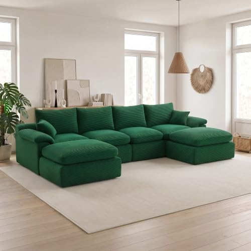 133" Cloud Sectional Couch, Boneless Couches - Image 4
