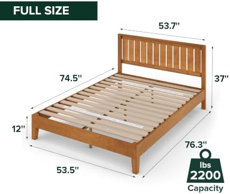 Zinus Alexis Deluxe Wood Platform Bed Frame - Image 2
