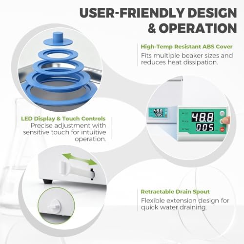 Lab Water Bath Digital Thermostatic Heater - Image 4