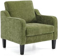 VINGLI Olive Green Accent Chair, Upholstered Armchair by VINGLI