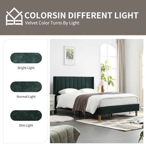 YUHUASHI King Bed Frame，Platform Bed - Image 6