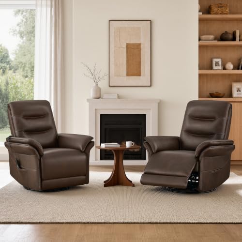 KISLOT Swivel Power Recliner Chair, Hand Remote - Image 3