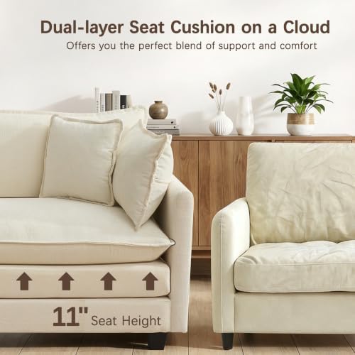 Modular Sectional Sofa 133" Oversized Cloud Couch - Image 3