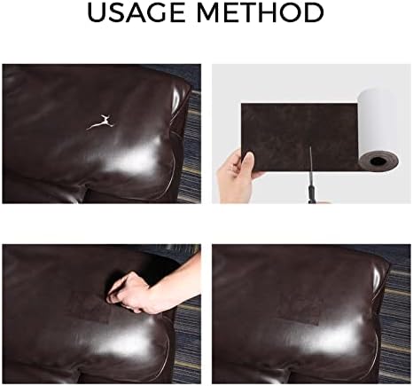 JDLUGH Sofa Leather Repair Patch Tape, 3.5x60 Inch - Image 5