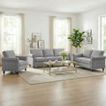 MUZZ 3PCS Sofa Set for Living Room, Modern Linen Couch Set by MUZZ
