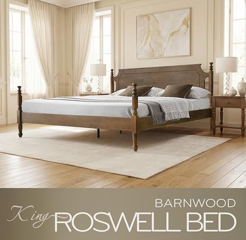 Solid Wood King Size Bed Frame - Image 3