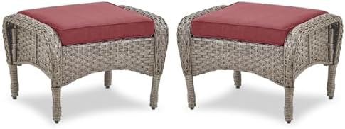Belord Outdoor Ottomans for Patio Foot Rest - Image 2