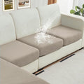 NAISI Waterproof Couch Cushion Covers Thick Velvet Fabric Washable Sofa by NAISI
