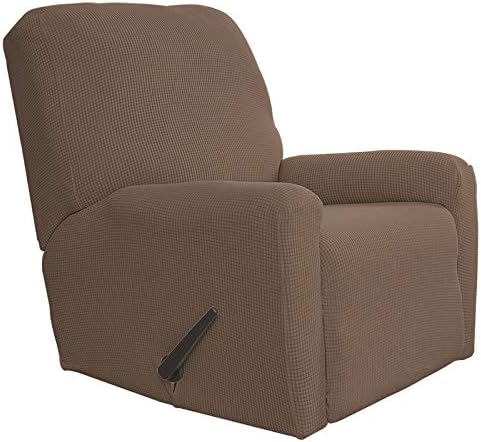 Easy-Going Stretch Recliner Chair Sofa Slipcover Washable Brown by Easy-Going