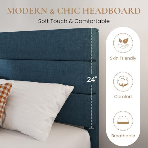 SHA CERLIN Twin Platform Bed Frame - Image 4