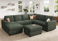 HONBAY Corduroy Sectional Couch by HONBAY