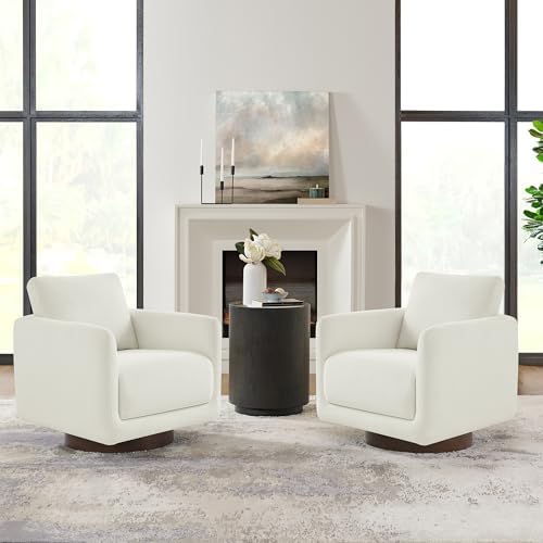 KISLOT Swivel Barrel Accent Chair - Image 6