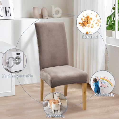 Dining Chair Covers, Stretch Seat Covers, Washable Furniture Protector - Image 6