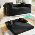 79" Convertible Sofa Bed, Boneless Couch by ZQRhome