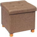 B FSOBEIIALEO 15" Square Storage Ottoman by BFSOBEIIALEO